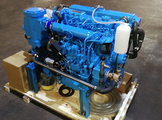 HF498 85hp 110hp 120hp marine diesel engine with gearbox