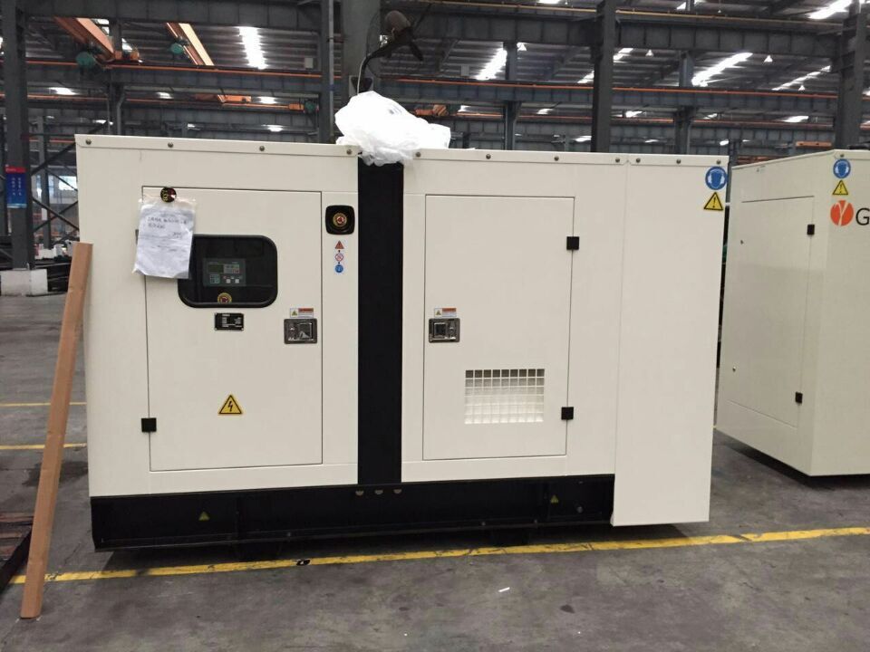 HF110C Silent Diesel Generator Set Water Cooled For Cummins